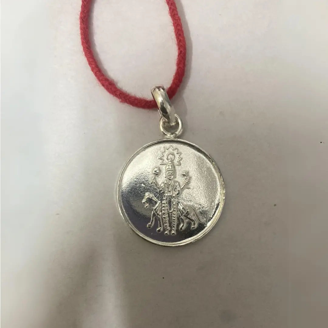 Shri Shukra Yantra Silver Locket (With Thread)
