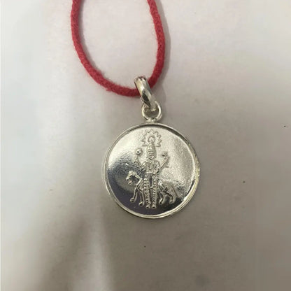 Shri Shukra Yantra Silver Locket (With Thread)